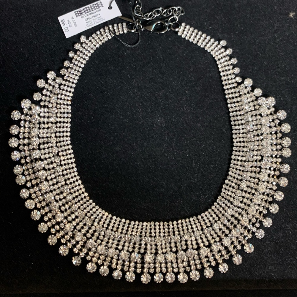 Perfect condition .  Never worn- White House Blck Market Rhinestone Choker